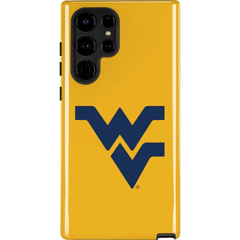 West Virginia University Yellow Background Galaxy S25 Ultra Impact Case